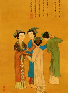 b3065042《幽人燕坐图》明代画家唐寅(唐伯虎)高清作品 高清名画