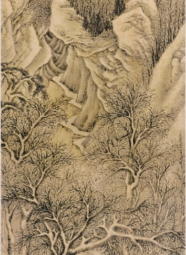 b3082034《山水诗画册之十八》明代画家文徵明高清作品