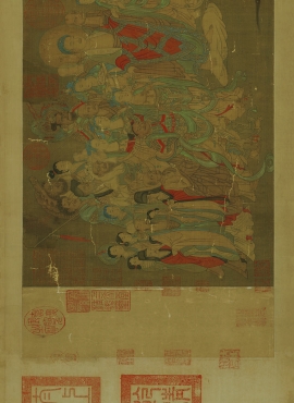 b5122163《燃灯佛授记释迦文图卷(全卷》宋代画家(佚名)高清作品